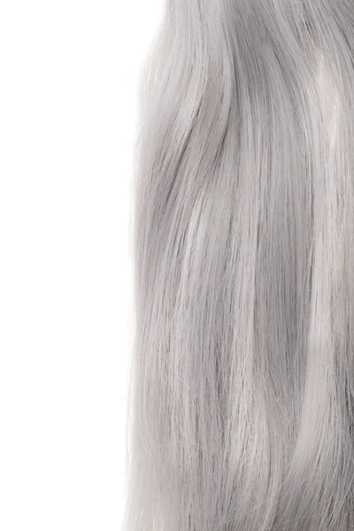 Pedazo Pelo Gris — Foto de Stock