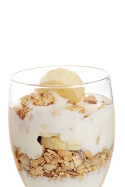 granola izole closeup muzlu parfe