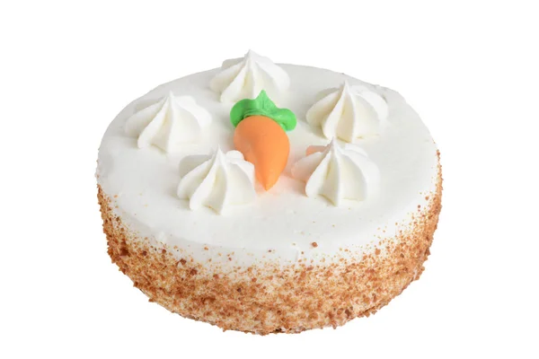 Isolated Carrot Cake Frosting — Stock Photo, Image