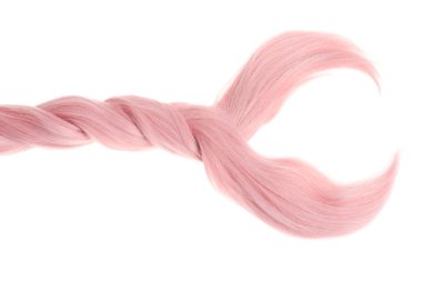 pembe at kuyruğu saç iki ucu ile