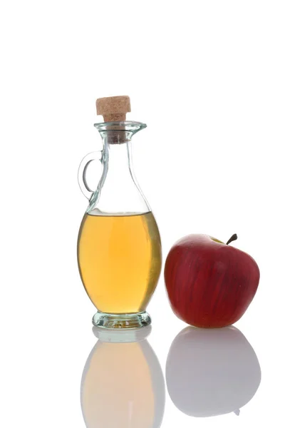 Apple Cider Cider Med Äpple — Stockfoto