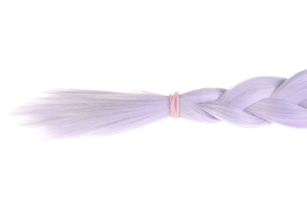 Крупный Лиловый Хвостик Волос Изолирован — стоковое фото