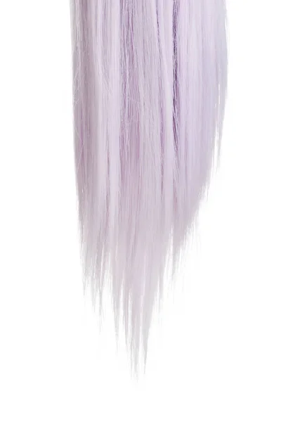 Kawałek Zbliżenie Mauve Kolor Włosów — Zdjęcie stockowe