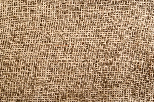 Brown Burlap Fabric Background — Stock Photo, Image