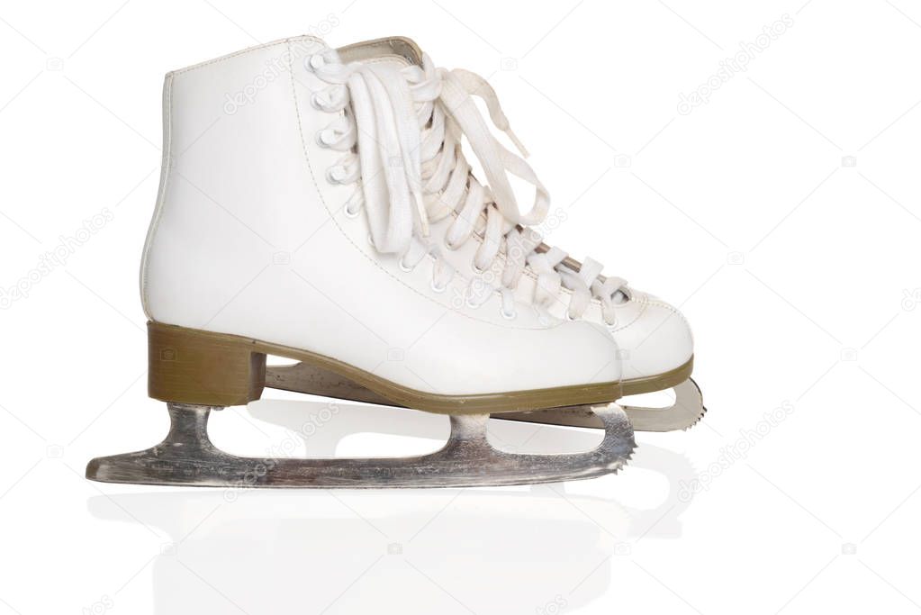 used pair of women figure skates