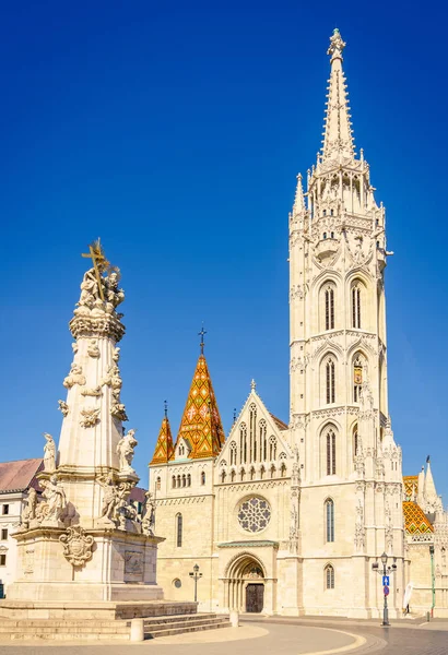 Matthias Kilise Buda Castle Bölge Budapeşte Macaristan — Stok fotoğraf