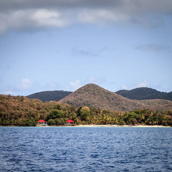 Resort Praia Isolada Ilhas Virgens Britânicas — Fotografia de Stock