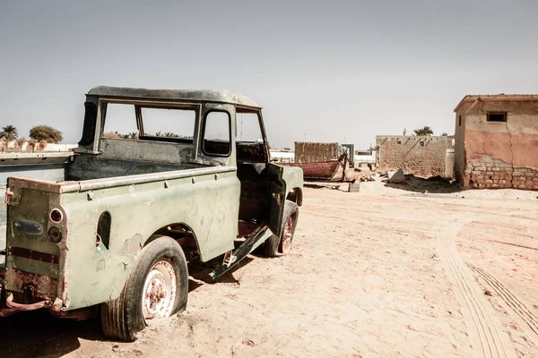 Ghost Town Jazirat Hamra Ras Khaimah Förenade Arabemiraten — Stockfoto