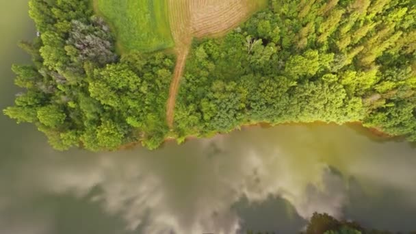Letecký Pohled Grayson Lake State Park — Stock video