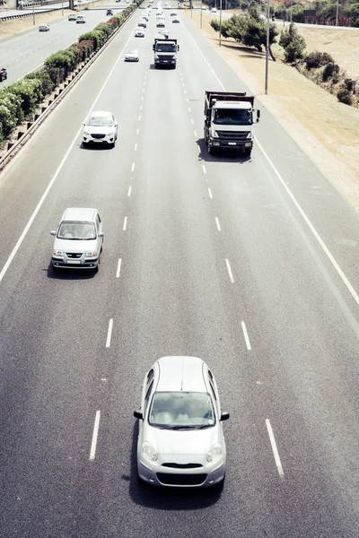 Blick Von Oben Auf Die Autobahn Kapstadt Südafrika — Stockfoto