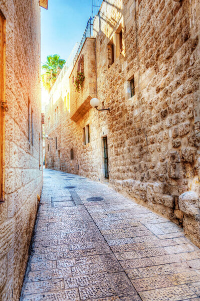 A street in Jewish Quarter, Jerusalem