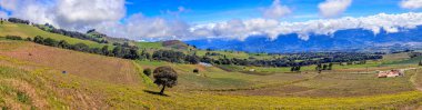 Cartago sağlayamadığından Kosta Rika kırsal manzara panoramik manzaralı