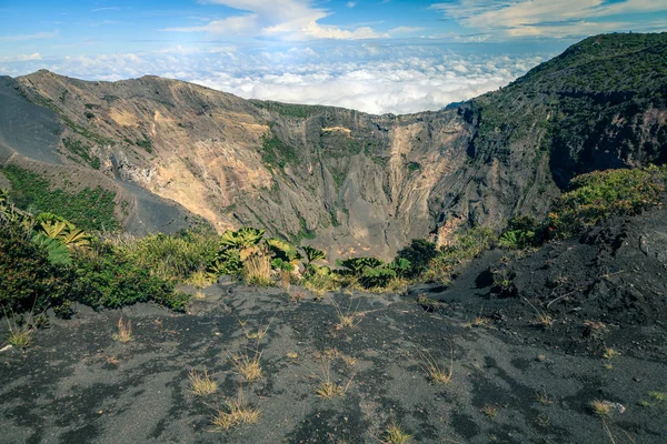 Uno Dei Numerosi Crateri Del Vulcano Irazu Costa Rica — Foto Stock