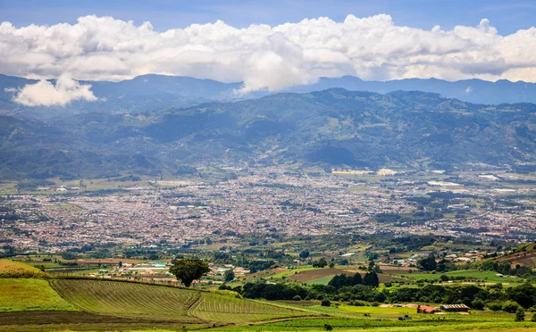 Vista Panoramica Sulla Città Cartago Costa Rica — Foto Stock