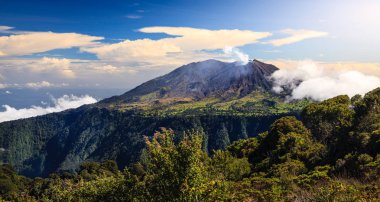 Doğal görünümü Turrialba yanardağ Cartago, Costa Rica