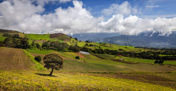 Venkovská Krajina Provincii Cartago Costa Rica — Stock fotografie