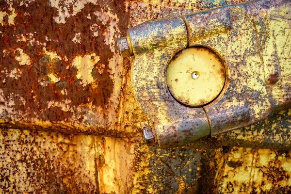 Detalles de la máquina oxidada — Foto de Stock