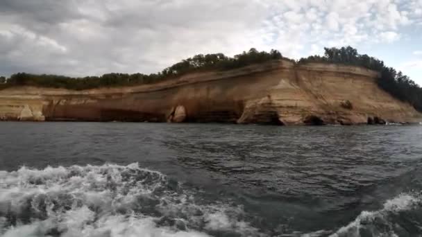 Zdjęciu Skały Narodowy Jeziora — Wideo stockowe