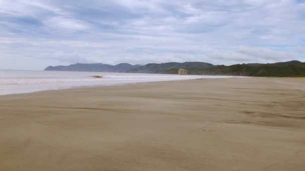 Homok Strand Santa Rosa Nemzeti Park Csendes Óceán Partján Costa — Stock videók