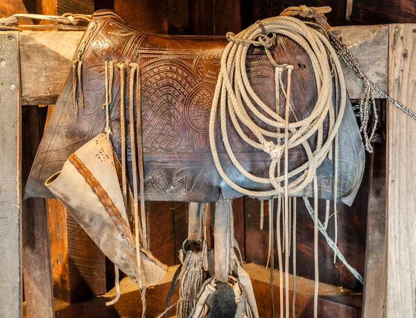 Antika kovboy aksesuarları — Stok fotoğraf