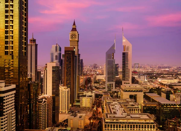 Dubai finansiella distriktet — Stockfoto