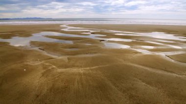 Kosta Rika Pasifik sahilinde Santa Rosa Milli Parkı 'nda Sand Beach