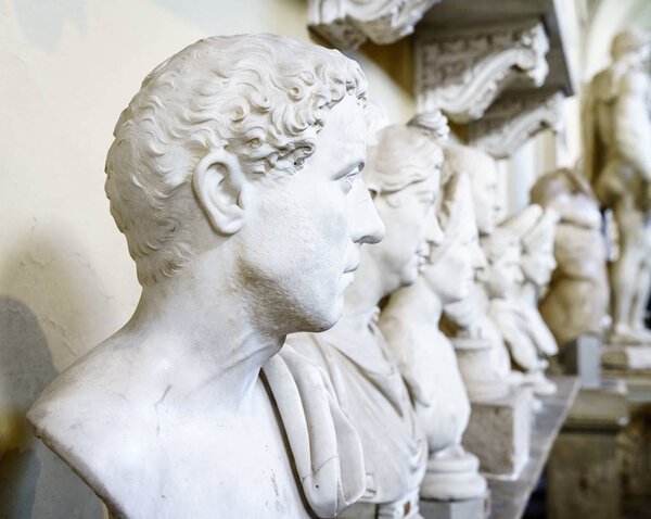 Roman busts at Chiaramonti Museum