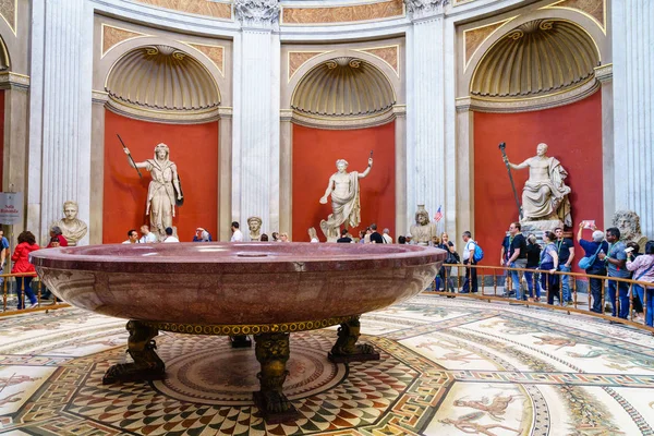 Sala rotunda im vatikanischen Museum — Stockfoto