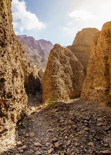 Montagne Hajar negli Emirati Arabi Uniti — Foto Stock