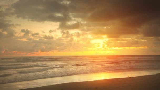 コスタリカの太平洋岸の日没 — ストック動画