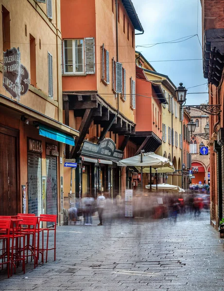 Bolonya Talya Eylül 2015 Bologna Talya Nın Tarihi Merkezinde Işlek — Stok fotoğraf