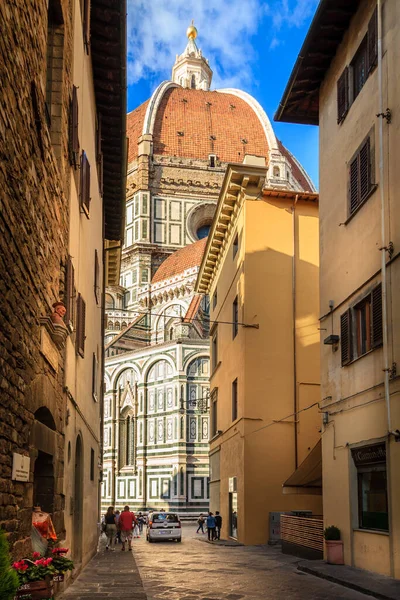 Florence Italy September 2015 Street View Duomo Dome Florence Cathedral — Φωτογραφία Αρχείου