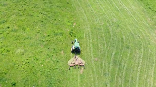 Merkez Kentucky Abd Haziran 2020 Kentucky Çim Biçen Bir Traktörün — Stok video