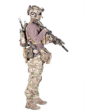 Airsoft oyuncu nişan servis tüfeği stüdyo ateş