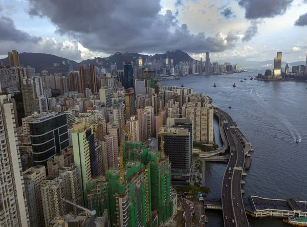 Вершины Гонконга Района Норт Пойнт — стоковое фото