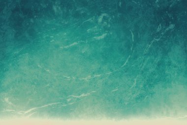 eski mavi arka plan tasarım doku ve soluk beyaz kenarlıklı bir sıkıntılı vintage resimde boş boşaltmak vardır