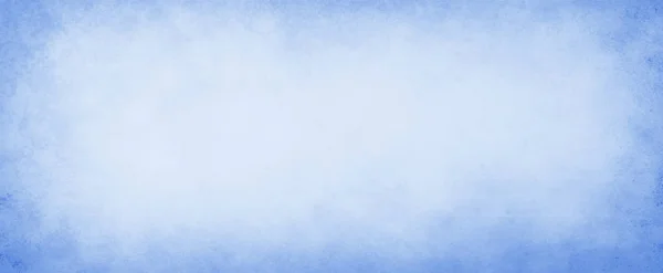 Пастельно Голубой Фон Светлым Центром Темно Синей Границей Старым Винтажным — стоковое фото