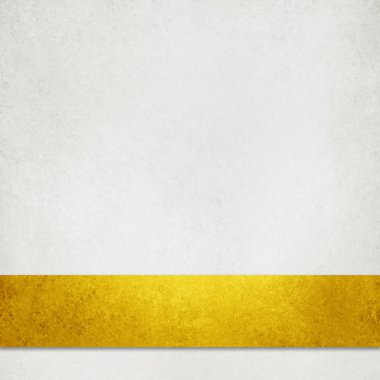 Boş copyspace ile katmanlı malzeme tasarımında zarif zengin altın şerit veya şerit ile beyaz dokulu kağıt arka plan illüstrasyon