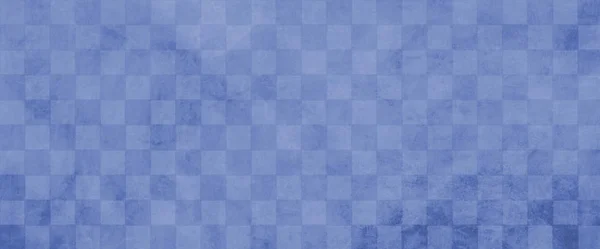 Світлий Темно Синій Фон Плитки Старий Засмучений Старовинний Картатий Фон — стокове фото