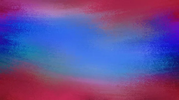 空白蓝色和红色背景 具有很酷的运动模糊效果和杂乱纹理 抽象的油漆条纹和画笔笔触 显示风褪色的蓝色和白色与深红色和粉红色边框设计 — 图库照片