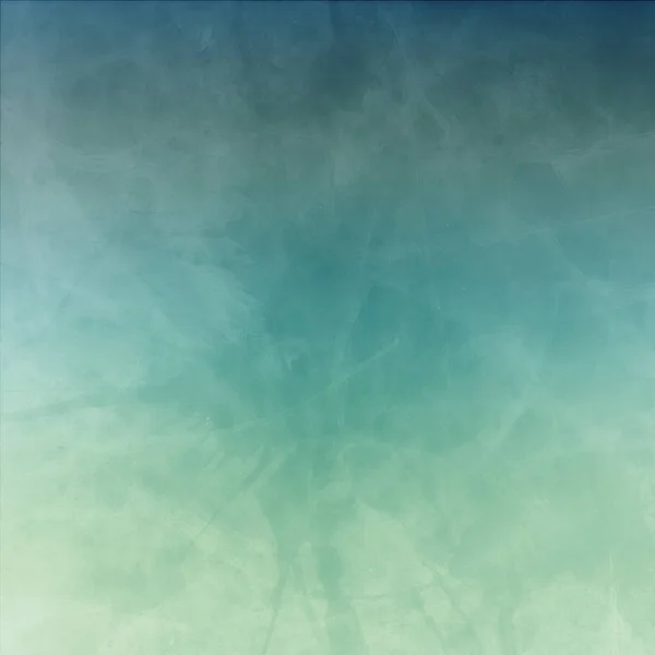 Distressed vintage pale blue green background with paint blots spatter drips and drops with cracked grunge texture — Stock Photo, Image