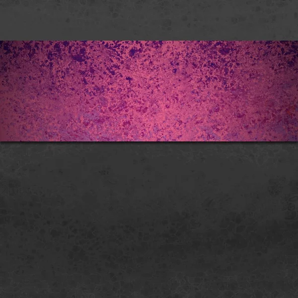 Black Background Colorful Stripe Ribbon Purple Pink Sponged Grunge Distressed — Stock Photo, Image