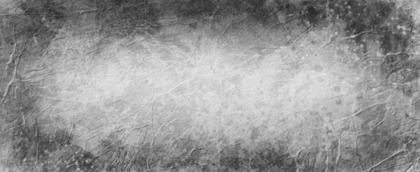 Koyu Gri Kenarlıklı Eski Siyah Beyaz Arka Plan Buruşuk Grunge — Stok fotoğraf