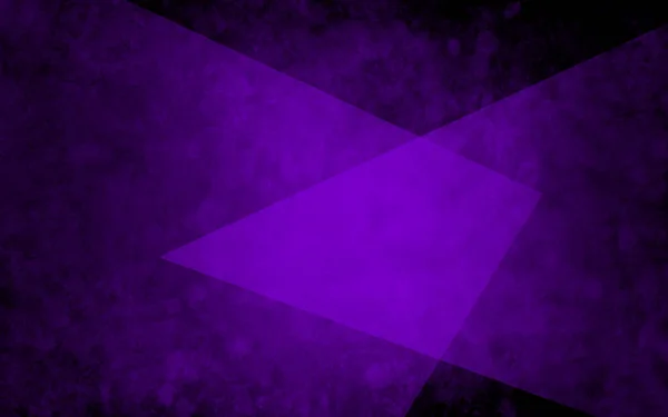 Абстрактные Слои Фиолетовых Треугольников Текстурированном Черном Фоне Элегантном Геометрическом Дизайне — стоковое фото