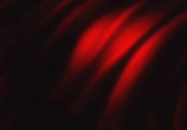 红色材料背景 黑色阴影 优雅的豪华材料 褶皱和光滑的波浪丝织物的皱纹折痕 — 图库照片