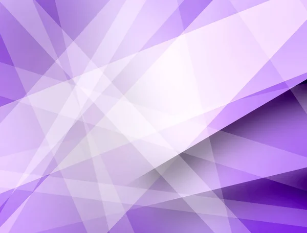 抽象紫色和白色背景设计 具有几何图案中透明条纹和形状的图层 — 图库照片