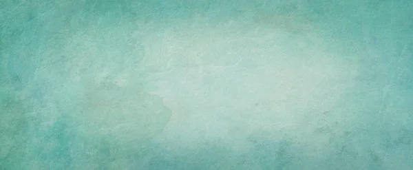 Blaugrüner Hintergrund Mit Aquarell Textur Abstrakter Vintage Pastellfarbe Und Dunklem — Stockfoto