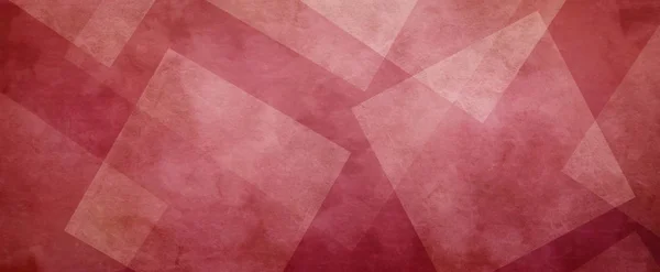 Röd Bakgrund Med Vita Lager Strukturerade Transparenta Diamanter Eller Kvadratiska — Stockfoto