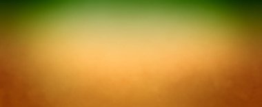 Warm gradient colors of orange gold and green in a smooth texture blur and dark border design in abstract blurred background