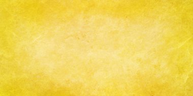 Yellow background with old vintage texture and soft white center